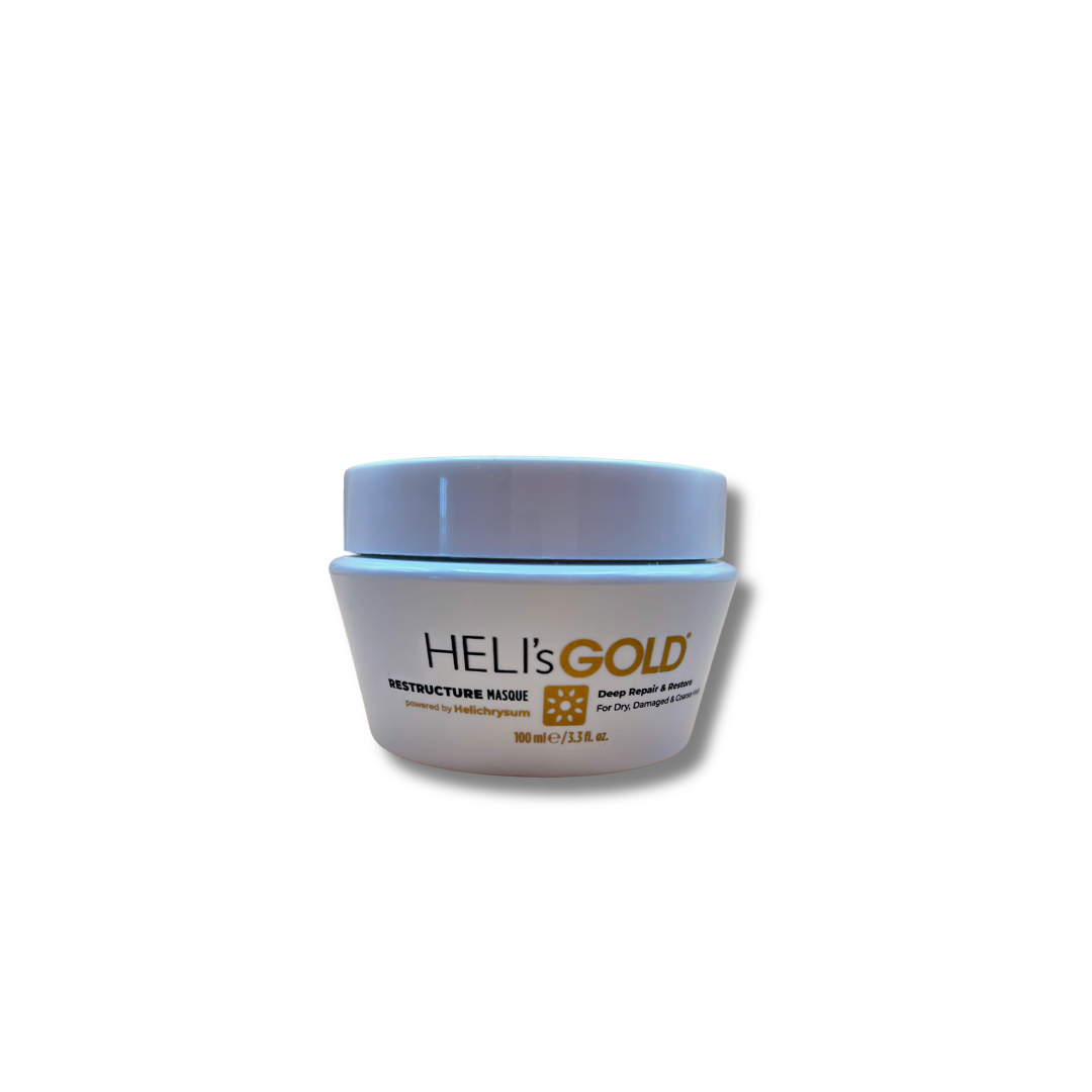 Heli's Gold - Revitalizáló hajmaszk festett-sérült hajra