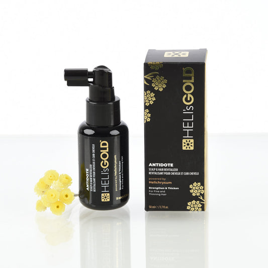 Heli's Gold Antidote Scalp & Hair Revitalizer - Fejbőr- és hajrevitalizáló hajspray