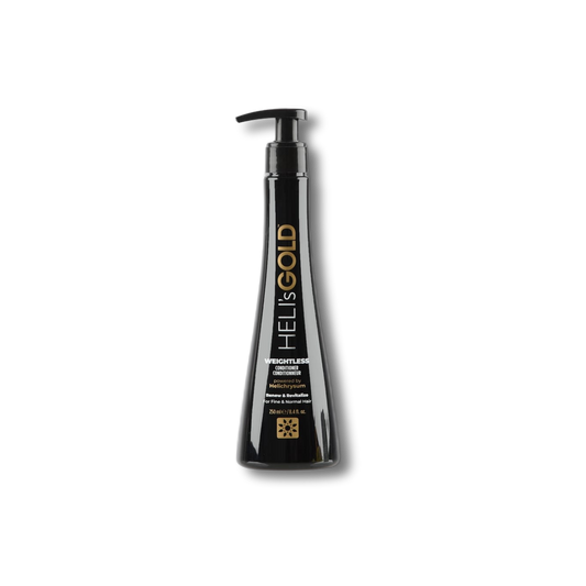 Heli's Gold Black Volume - Volumennövelő hajbalzsam vékonyszálú és lelapuló hajra